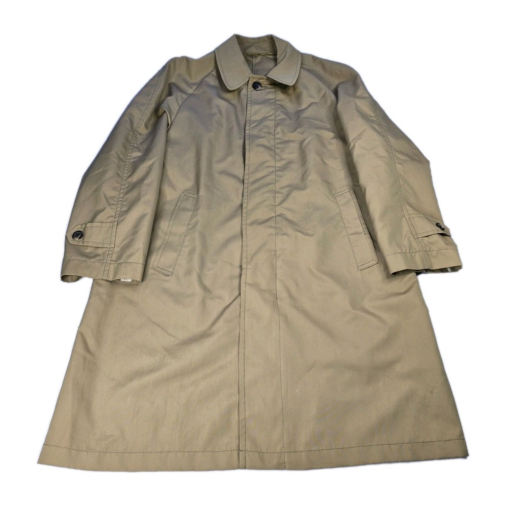 Vintage Burberrys Size 44R Nova Check 90S Trench Beige Coat Jacket Blazer